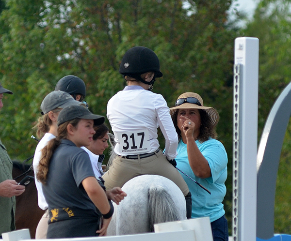 Small ponies gaining show experience